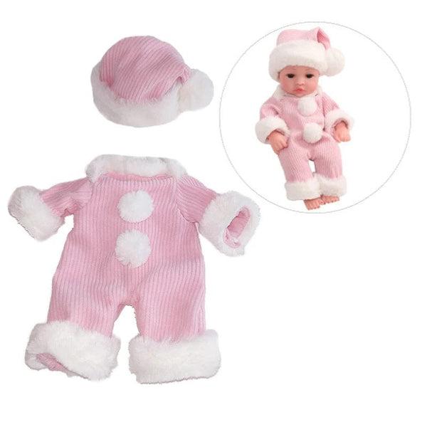 Planet Gates pink peony New Clothes Fit 30cm Doll Dress Jumpsuit Doll Clothing Accessories American Doll Accessories Fit For 12inch Baby Doll DIY Toys