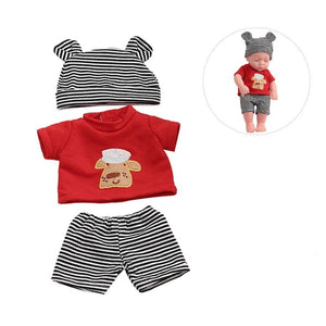 Planet Gates pink peony New Clothes Fit 30cm Doll Dress Jumpsuit Doll Clothing Accessories American Doll Accessories Fit For 12inch Baby Doll DIY Toys