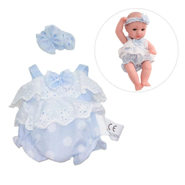 Planet Gates pink peony New Clothes Fit 30cm Doll Dress Jumpsuit Doll Clothing Accessories American Doll Accessories Fit For 12inch Baby Doll DIY Toys