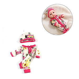 Planet Gates pink peony New Clothes Fit 30cm Doll Dress Jumpsuit Doll Clothing Accessories American Doll Accessories Fit For 12inch Baby Doll DIY Toys