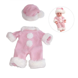 Planet Gates pink peony New Clothes Fit 30cm Doll Dress Jumpsuit Doll Clothing Accessories American Doll Accessories Fit For 12inch Baby Doll DIY Toys