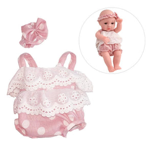 Planet Gates pink peony New Clothes Fit 30cm Doll Dress Jumpsuit Doll Clothing Accessories American Doll Accessories Fit For 12inch Baby Doll DIY Toys