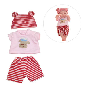Planet Gates pink peony New Clothes Fit 30cm Doll Dress Jumpsuit Doll Clothing Accessories American Doll Accessories Fit For 12inch Baby Doll DIY Toys