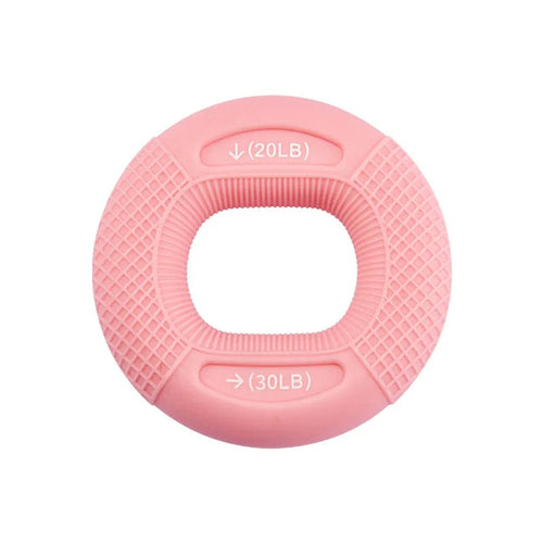 Planet Gates pink Silicone Adjustable Hand Grip Finger Trainer Exercise Carpal Expander Muscle Workout Exercise Gym Fitness Hand Grip Strengthener