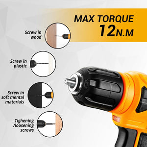 Planet Gates Pink / spain DEKO 126Pcs Power Tool Combo Kits with 8V Cordless Drill,10MM 3/8'' Keyless Chuck,Professional Home Household DIY Hand Tool Kits