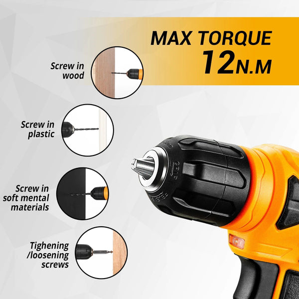 Planet Gates Pink / spain DEKO 126Pcs Power Tool Combo Kits with 8V Cordless Drill,10MM 3/8'' Keyless Chuck,Professional Home Household DIY Hand Tool Kits