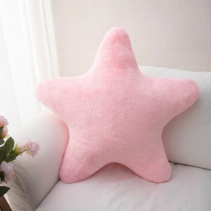 Planet Gates Pink Star Shaped Pillow Decorative Star Pillow for Bed Soft Plush Throw Pillow Cute Pillow Plush Cushion for Kid Bedroom Living Room