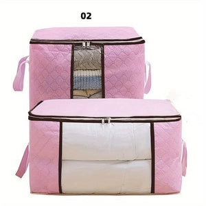Planet Gates pink / Vertical Organize Your Closet with This Large Storage Bag - Reinforced Handle, Clear Window, and Sturdy Zippers! Bedroom Accessories