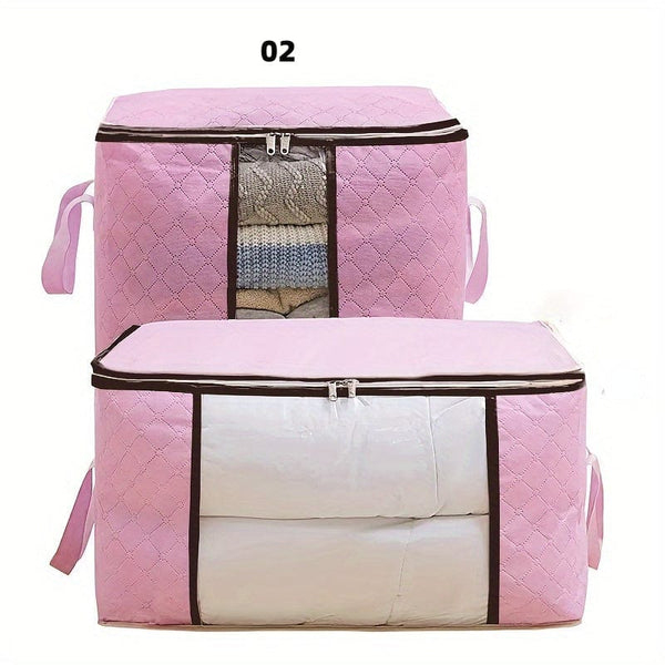 Planet Gates pink / Vertical Organize Your Closet with This Large Storage Bag - Reinforced Handle, Clear Window, and Sturdy Zippers! Bedroom Accessories