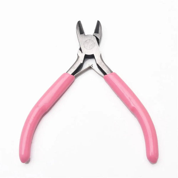 Planet Gates Pink wire cutter Jewelry Pliers Tools & Equipment Kit Long Needle Round Nose Cutting Wire Pliers For Jewelry Making Handmade Accessories HK043