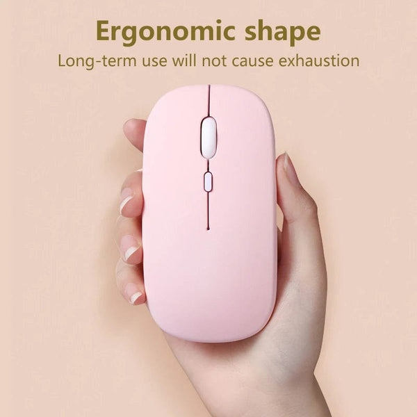 Planet Gates Pink Wireless Bluetooth Mouse Portable Magic Silent Ergonomic Mice For Laptop iPad Tablet Notebook Mobile Phone Office Gaming Mouse