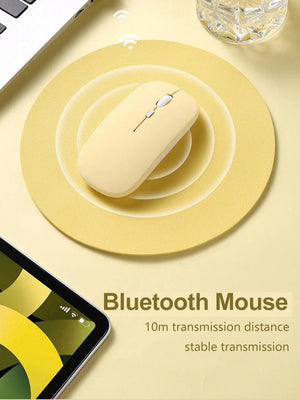 Planet Gates Pink Wireless Bluetooth Mouse Portable Magic Silent Ergonomic Mice For Laptop iPad Tablet Notebook Mobile Phone Office Gaming Mouse