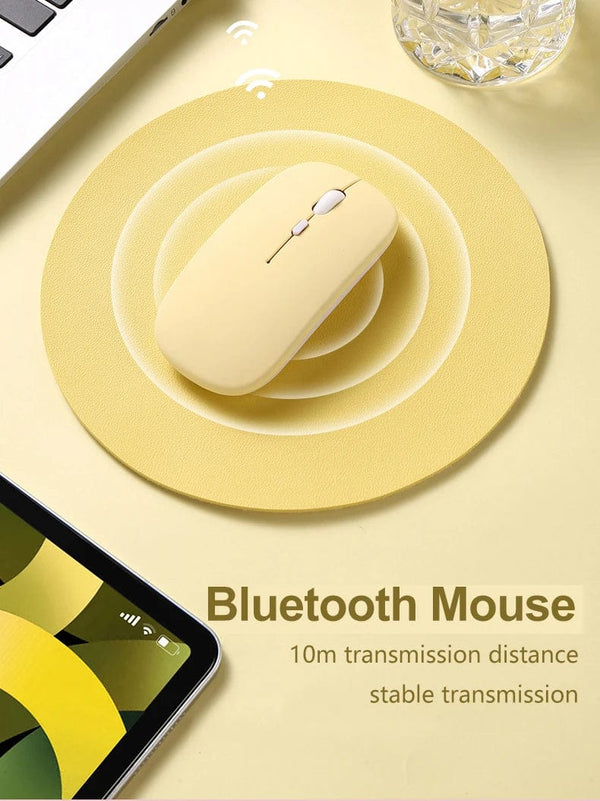 Planet Gates Pink Wireless Bluetooth Mouse Portable Magic Silent Ergonomic Mice For Laptop iPad Tablet Notebook Mobile Phone Office Gaming Mouse