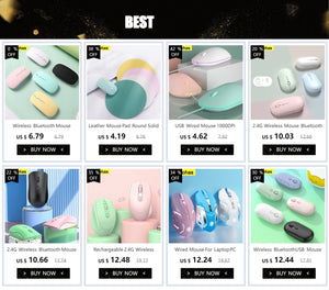 Planet Gates Pink Wireless Bluetooth Mouse Portable Magic Silent Ergonomic Mice For Laptop iPad Tablet Notebook Mobile Phone Office Gaming Mouse