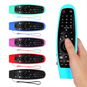 Planet Gates -Pink with lanyard Protective Silicone Case for LG TV AN-MR600 650 diy AN-MR18BA MR19BA Remote Control Cover Shockproof Washable Remote MR-18 Cover