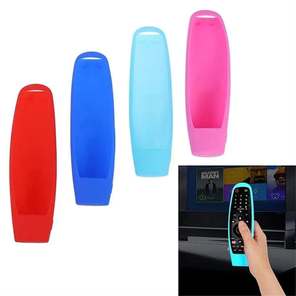 Planet Gates -Pink with lanyard Protective Silicone Case for LG TV AN-MR600 650 diy AN-MR18BA MR19BA Remote Control Cover Shockproof Washable Remote MR-18 Cover