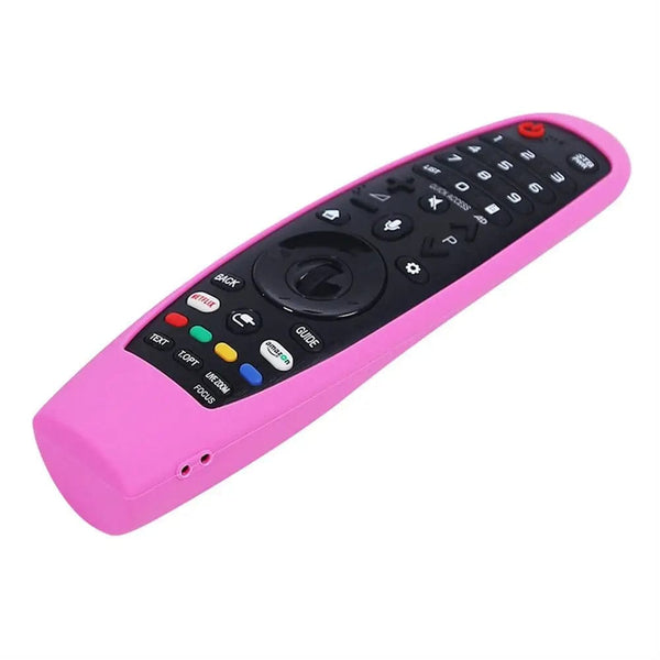 Planet Gates -Pink with lanyard Protective Silicone Case for LG TV AN-MR600 650 diy AN-MR18BA MR19BA Remote Control Cover Shockproof Washable Remote MR-18 Cover