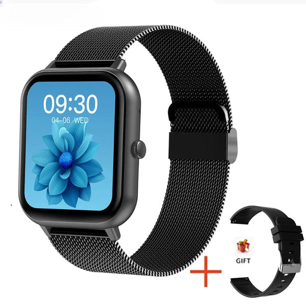 Planet Gates Pink Xiaomi Call Smart Watch Women Custom Dial Smartwatch For Android IOS Waterproof Bluetooth Music Watches Full Touch Clock