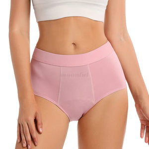 Planet Gates Pink / XL(HIP 112-119CM) / CHINA | 1pc Menstrual Panties Women Abundant Flow Menstrual Period Panties High Waist Menstrual Cycle Absorbent Underwear Leak Proof Panties
