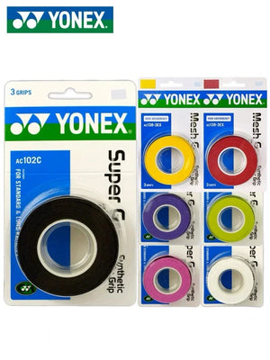 Planet Gates Pink YONEX 3 Grips/Pack Cloth AC102 AC102EX 102C Hand Glue Tennis Badminton Racket Professional Anti-slip Rackets Padel Sticky Grip