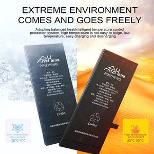 Planet Gates PINZHENG Battery For iPhone X XR XS 11 12 13 Mini Max Pro Promax Real High Capacity Replacement Bateria Warranty One Year