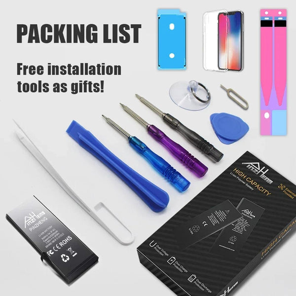 Planet Gates PINZHENG Battery For iPhone X XR XS 11 12 13 Mini Max Pro Promax Real High Capacity Replacement Bateria Warranty One Year