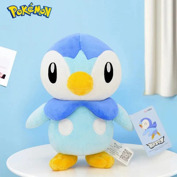 Planet Gates Piplup 25cm / Other 25cm Original Pokemon Piplup Stuffed Plush Toys Plushie Soft Animal Kawaii Anime Dolls Birthday Party Gift For Kids Baby Girls