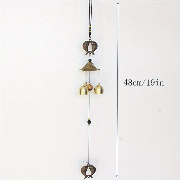 Planet Gates Pisces 1pc Owl Hanging Wind Chimes For Outside, WindChimes Outdoors, Memorial Wind Chime For Patio, Lawn, Garden Decoration Gifts