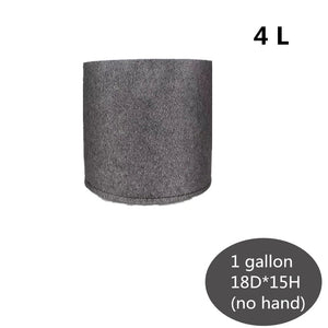 Planet Gates Planting bag black/grey potato fabric vegetable seedling  growing pot garden tools 1-15 gallon eco-friendly grow bag