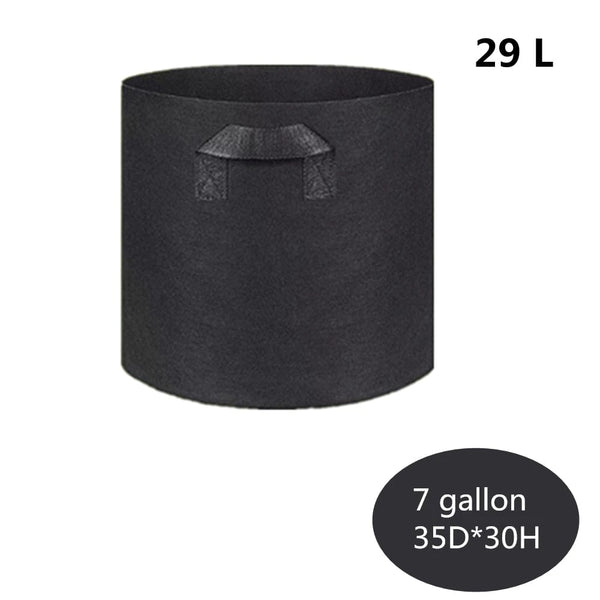 Planet Gates Planting bag black/grey potato fabric vegetable seedling  growing pot garden tools 1-15 gallon eco-friendly grow bag