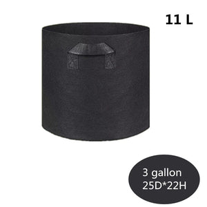 Planet Gates Planting bag black/grey potato fabric vegetable seedling  growing pot garden tools 1-15 gallon eco-friendly grow bag