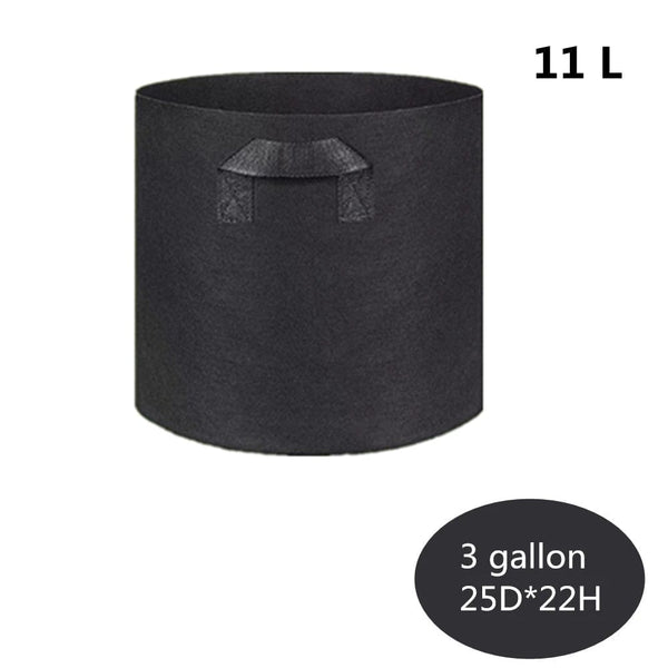 Planet Gates Planting bag black/grey potato fabric vegetable seedling  growing pot garden tools 1-15 gallon eco-friendly grow bag