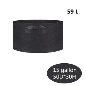 Planet Gates Planting bag black/grey potato fabric vegetable seedling  growing pot garden tools 1-15 gallon eco-friendly grow bag