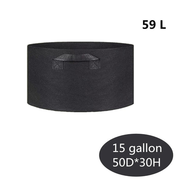 Planet Gates Planting bag black/grey potato fabric vegetable seedling  growing pot garden tools 1-15 gallon eco-friendly grow bag