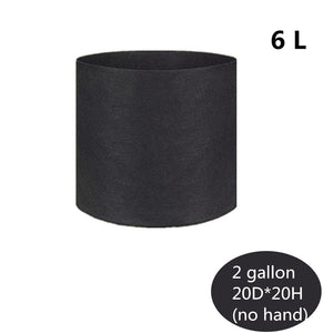 Planet Gates Planting bag black/grey potato fabric vegetable seedling  growing pot garden tools 1-15 gallon eco-friendly grow bag