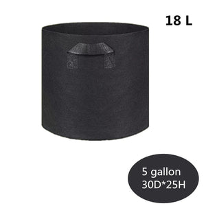 Planet Gates Planting bag black/grey potato fabric vegetable seedling  growing pot garden tools 1-15 gallon eco-friendly grow bag