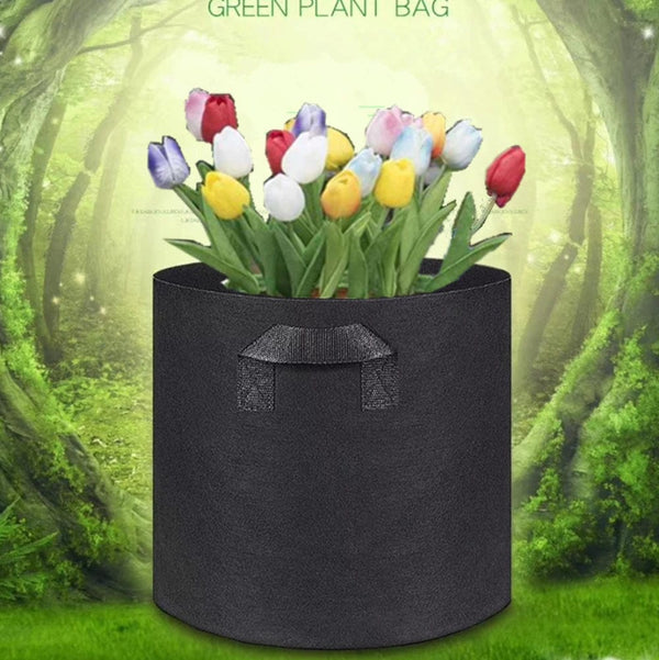 Planet Gates Planting bag black/grey potato fabric vegetable seedling  growing pot garden tools 1-15 gallon eco-friendly grow bag