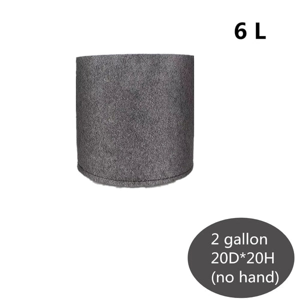 Planet Gates Planting bag black/grey potato fabric vegetable seedling  growing pot garden tools 1-15 gallon eco-friendly grow bag