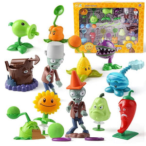 Planet Gates Plants vs Zombies 2 Playset Cactus Peashooter Coconut Cannon Genuine Game scene Figure Ornaments Soft Silicone Birthday Gift boy