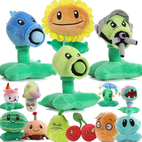 Planet Gates Plants Vs Zombies Stuffed Sunflower PeaShooter Jalapeno WallNut Potato Mines Chomper Birthday Christmas Gifts Kids Toys For Boys