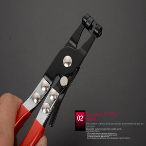 Planet Gates Plastic-covered Straight Handle / 1pc 1pc Automotive Pipe Wrench Straight Throat Tube Bundle Clamp Can Bend Throat Type Tubing Pliers Auto Repair Tool