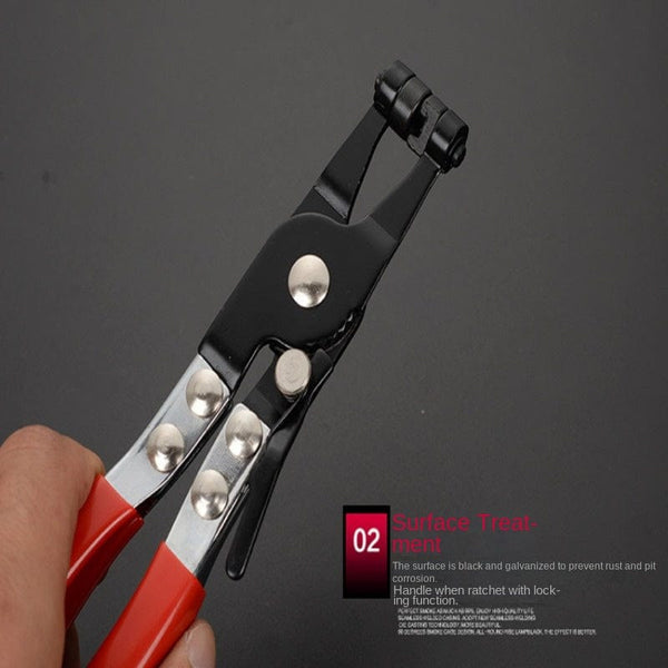 Planet Gates Plastic-covered Straight Handle / 1pc 1pc Automotive Pipe Wrench Straight Throat Tube Bundle Clamp Can Bend Throat Type Tubing Pliers Auto Repair Tool