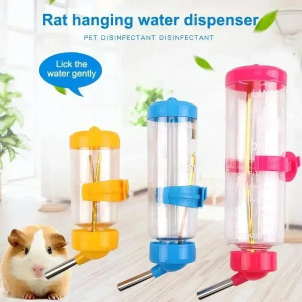 Planet Gates Plastic Hamster Drinker Water Bottle Dispenser Feeder Hanging Guinea Pig Squirrel Rabbit Drinking Bottle Pet Drinking Fountain