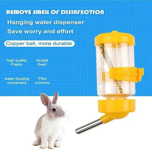 Planet Gates Plastic Hamster Drinker Water Bottle Dispenser Feeder Hanging Guinea Pig Squirrel Rabbit Drinking Bottle Pet Drinking Fountain