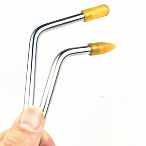 Planet Gates Plug M8 2pcs Dent Repair Knockdown Pen Replacement Head Paintless Pit Removal Leveling Hammer Heads Repair Tool Car Dent Removal Tools