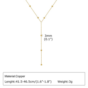Planet Gates PNB-216G Gold Plated Lariat Necklace for Women, Double Laryered Long Chain Drop Pendant Choker Necklaces Fashion Gifts