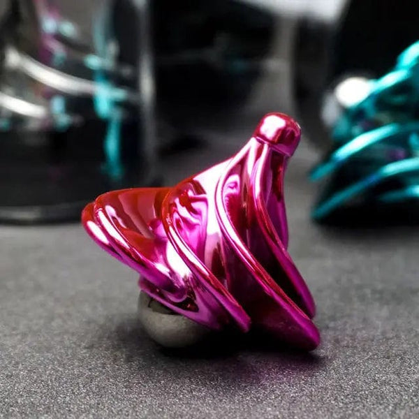 Planet Gates Pneumatic Gyro Decompression Toy Gyro Colorful Wind Blowing Rotating Gyro Pneumatic Spinning Top Fidget Toys For Children Gift