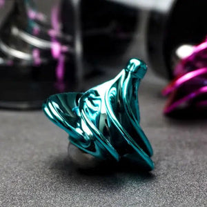 Planet Gates Pneumatic Gyro Decompression Toy Gyro Colorful Wind Blowing Rotating Gyro Pneumatic Spinning Top Fidget Toys For Children Gift