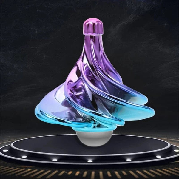 Planet Gates Pneumatic Gyro Decompression Toy Gyro Colorful Wind Blowing Rotating Gyro Pneumatic Spinning Top Fidget Toys For Children Gift