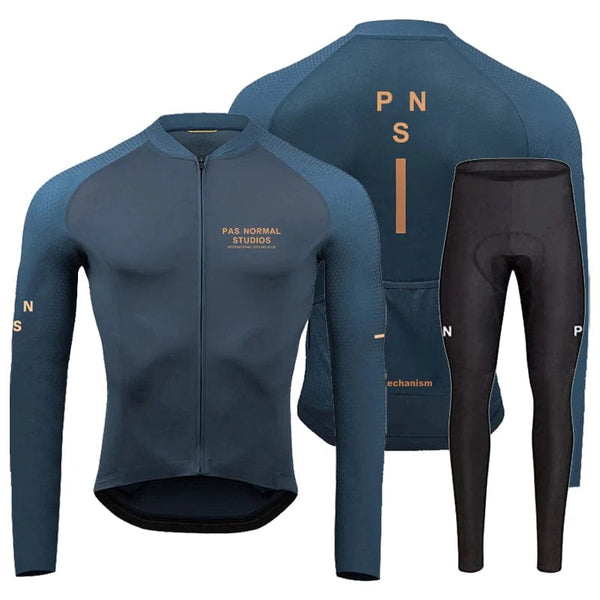 Planet Gates Pns 2024 Team Cycling Jersey Set Long Sleeve Mountain Bike Clothes Wear Maillot Ropa Ciclismo Racing Bicycle Cycling Clothing